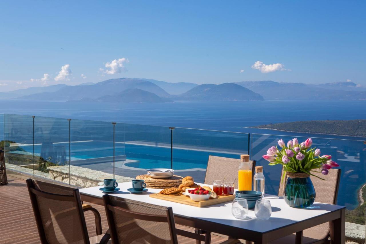 Heavenly Heights Villas By Kb Hospitality Evgiros Exterior foto